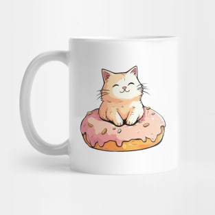Cute cat with donut #3 Mug